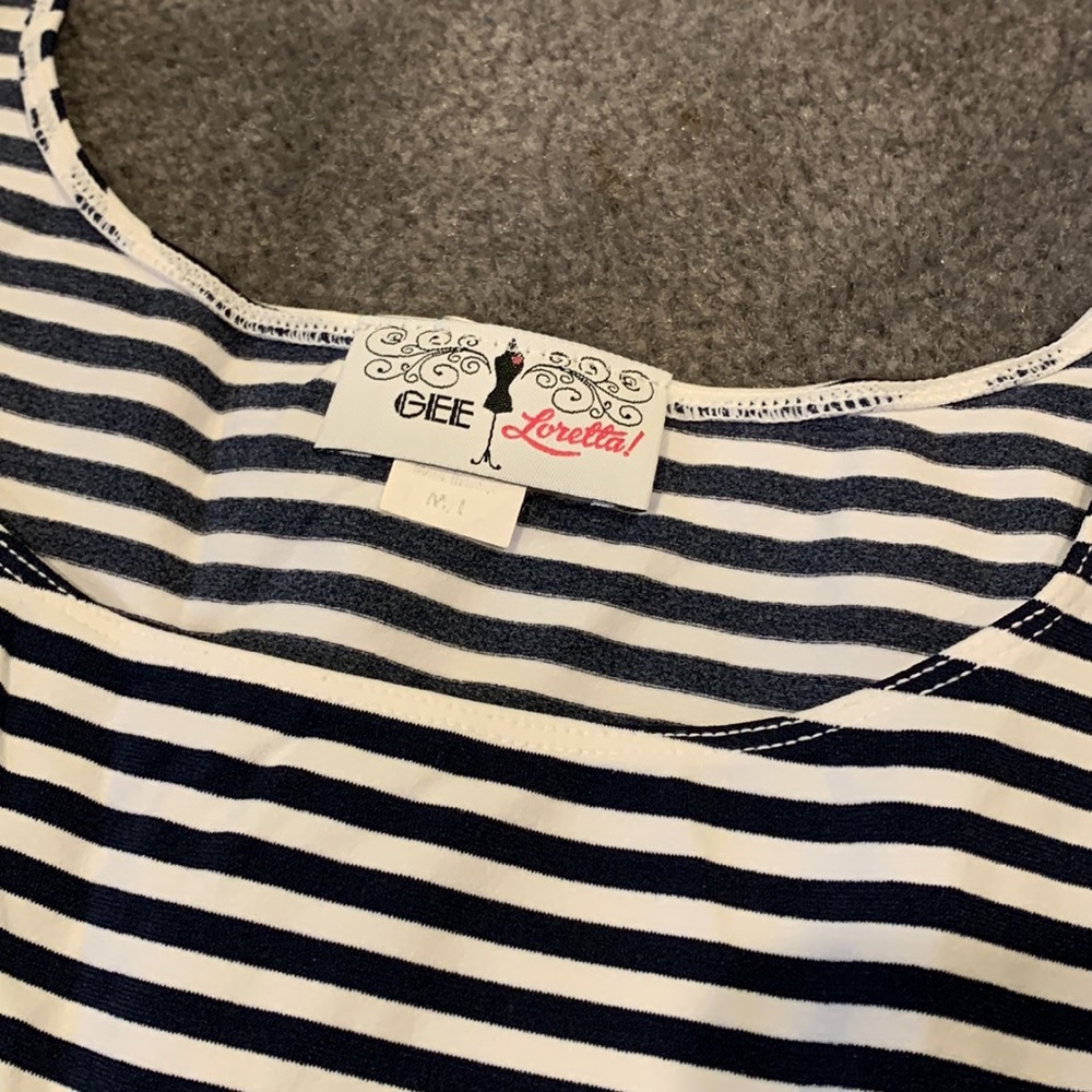 Gee Loretta Striped Tank Top - Picture 2 of 4